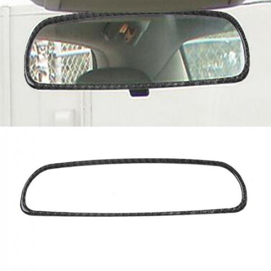 For Chrysler 300 2005-07 Carbon Fiber Interior Rearview Mirror Panel Trim Cover