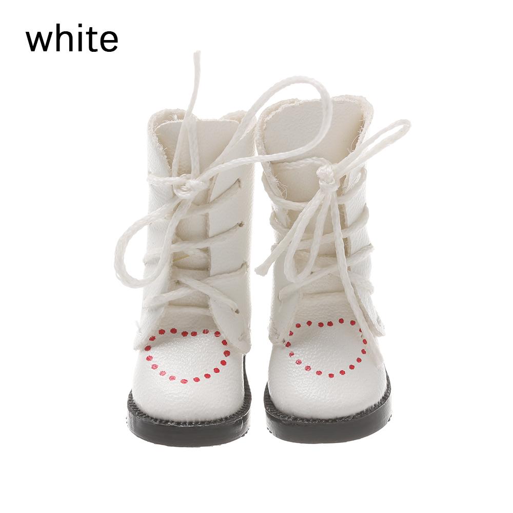 1Pair Doll Shoes For 1/6 Blythes Doll And Suitable For 1/8 Bjd Mini Lovely Pu Leather Sandals Toy Shoes Dollaccessories