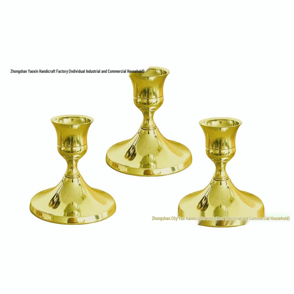 Europees Minimalistisch Kandelaar Ornament voor Diner bij Kaarslicht & Bruiloftsdecoratie