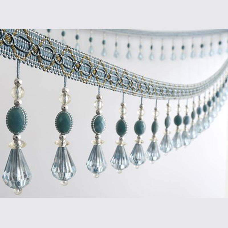 

1 метр европейский занавес кружево хрустальные бусины украшения кружевная отделка кисточка бахрома подвеска шар бусины занавес декор аксессуары