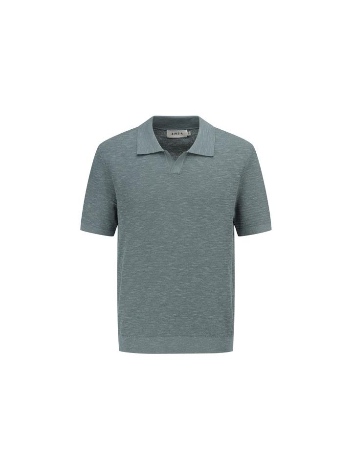 ZIOZIA Men'S) Miracle Slub Short Sleeve Polo Shirt_Abf2Et1105Dmt