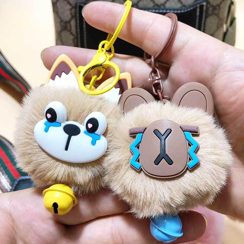 Kreslená Roztomilá Plyšová Klíčenka & Doplněk ke Školní Tašce - Kreativní Dárek pro Děti