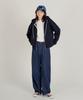 Wv Project Easy Heavy Cotton Zip-Up Navy Mjhd7781
