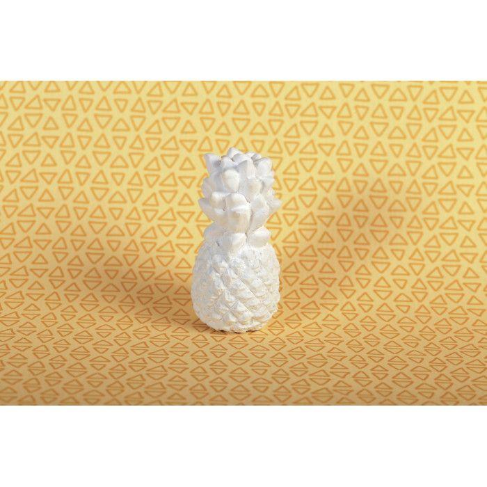 Objet en plâtre Tropical Ananas