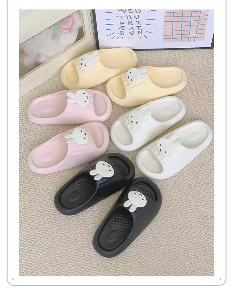 Miffy Rabbit and Room Indoor and Outdoor and for Girls and Cute and Stylish Characters Slippers, Sandals, Kids' Baby's Shoes, Slippers, Quiet,