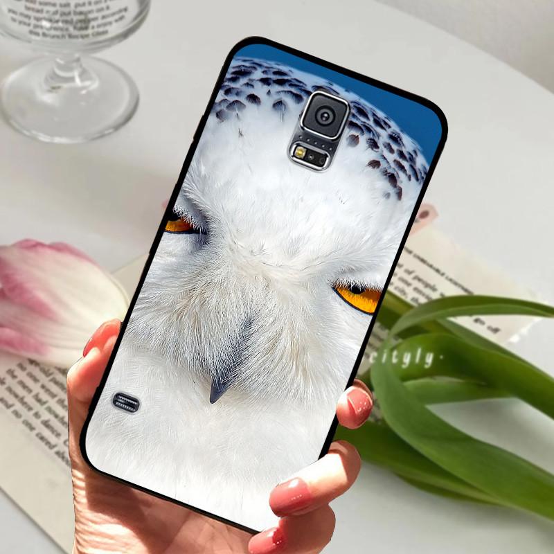 Für Samsung Galaxy S5 Hülle S 5 I9600 SM-G900F Niedliche Bemalte Silikon-Rückabdeckung Für Samsung S5 Hüllen G9006V Schutzhülle