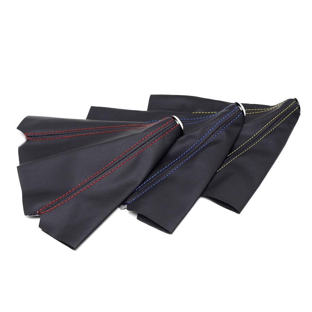16mm Car Gear Shift Collars Universal PU Leather Auto Manual Stick Shifter Knob Gear Shift Boot Cover Gaiter