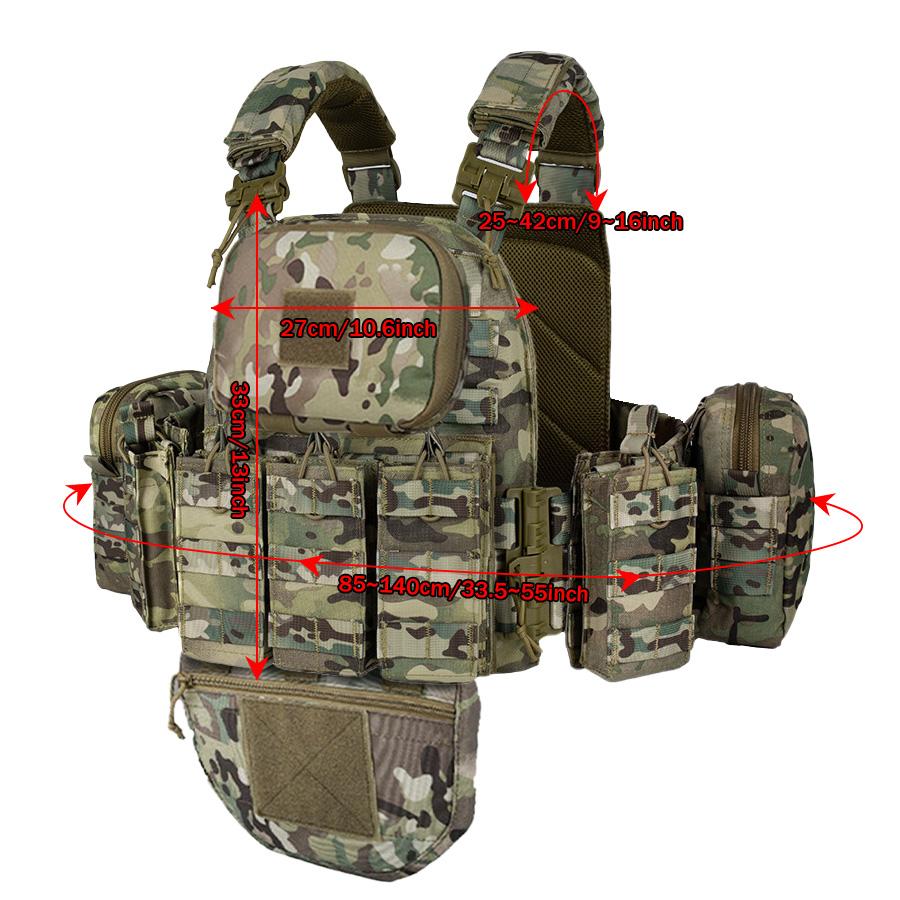 Quick-release training vest training vest molle multifunctional outdoor vest equipment