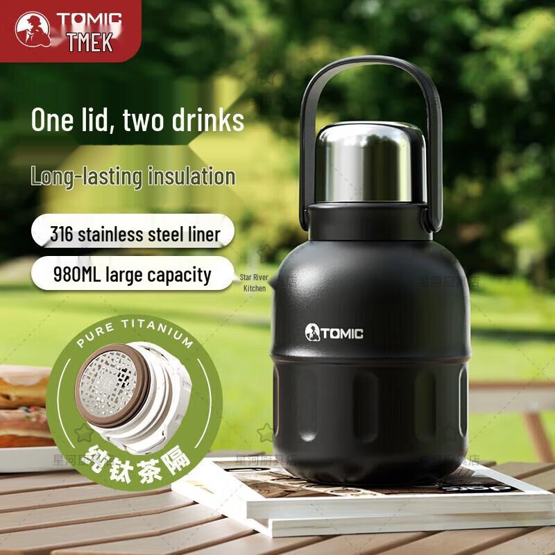 TOMIC Big Belly Thermos Bottle for Women