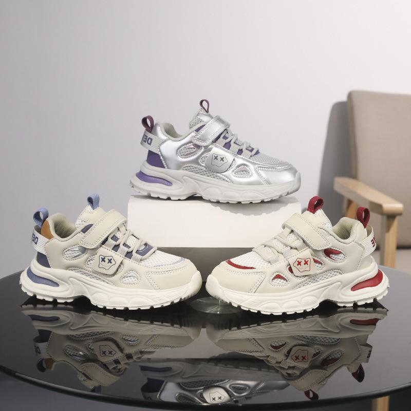 Children's Chunky Sneakers - Summer Breathable Mesh, Non-Slip Sports Shoes for Boys and Girls