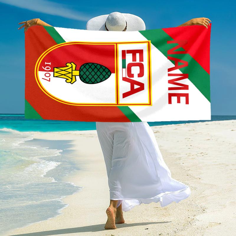 Personalized Portugal's National Emblem Beach Towel Microfiber Beach Towel Thin Absorbent for Beach Swimming Yoga Bath Sports. 0910170