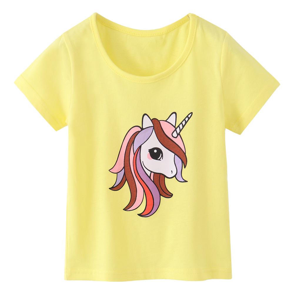 2024 Summer Boys  European & American Short-Sleeve T-Shirt for Kids 5T (120CM)