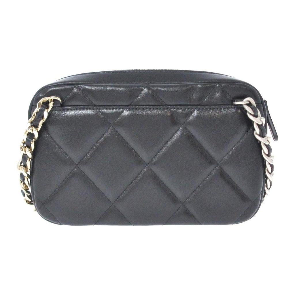 Chanel 19Bag Lambskin Camera Bag, Crossbody Bag, Shoulder Bag Women's Black AP2728-B07327-94305