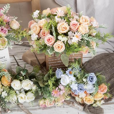 Rose Daisy Bouquet INS Style Artificial Flower for Home Decoration and Weddings - MW66794