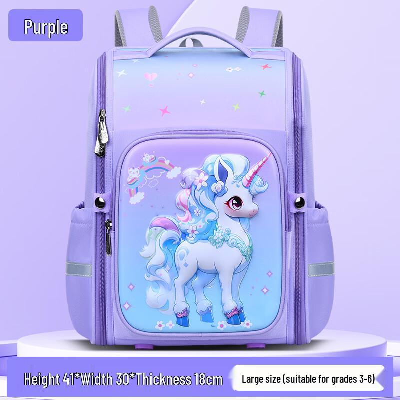 CHUNLONG Kids Decompression Cartoon School Backpack for Girls 1