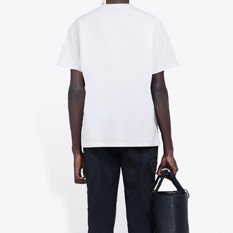 Balenciaga T Shirt Regular Fit Men's White 612966TIV479000
