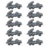 10PCS BM21 Hail Rocket Launch Vehicle DIY Model 1/350 1/700 Resin Model Rocket Cannon Launcher Tank Model for DIY Hobby Military Model (1/700 (1.06CM)