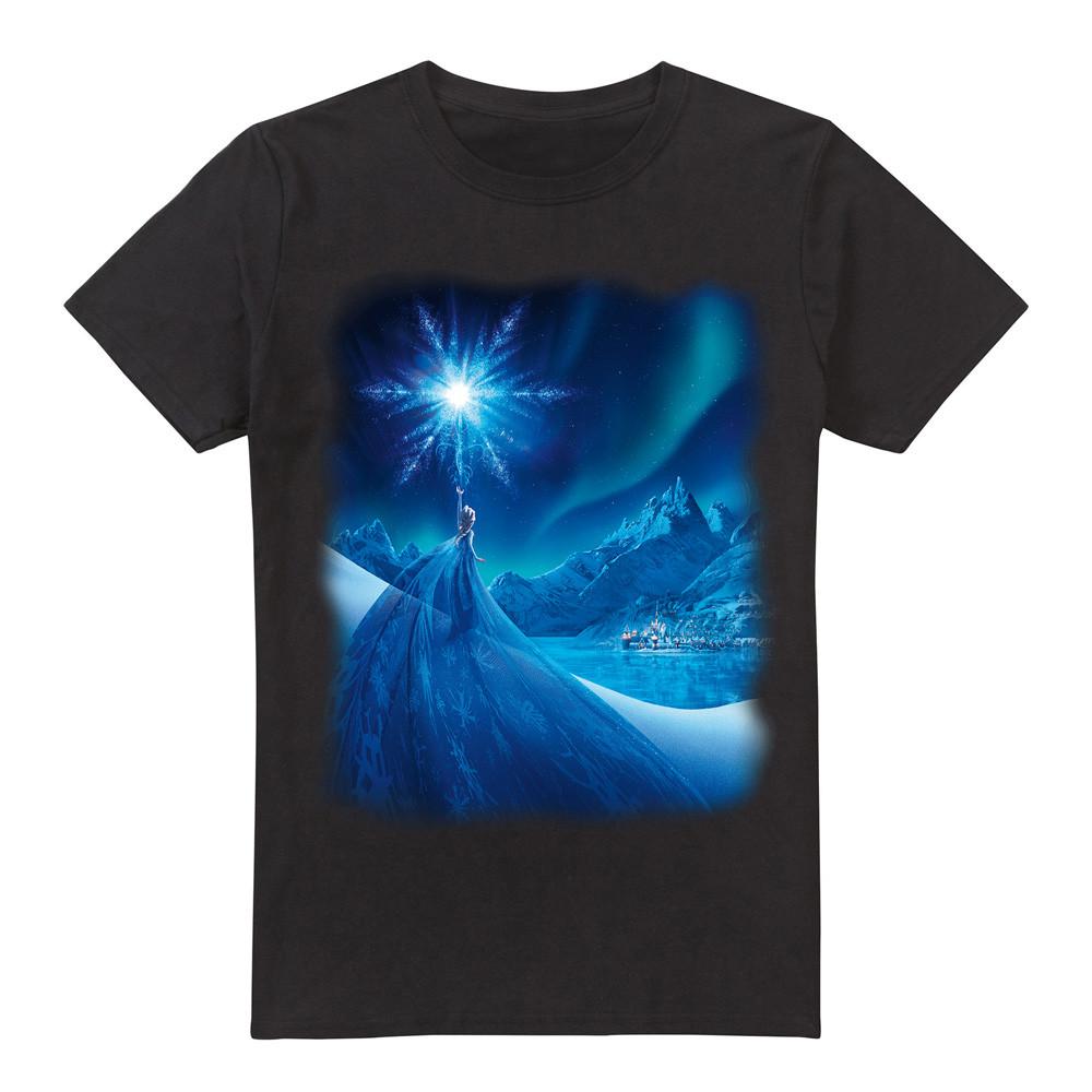 Frozen Elsa s Magical Light T-Shirt Black XXXL
