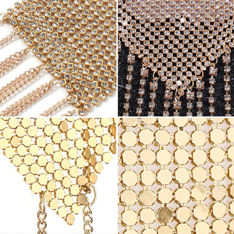 Sexy Nipple Self Adhesive Nipple Chains Stickers Tassels Breathable Comfortable Bras Accessories