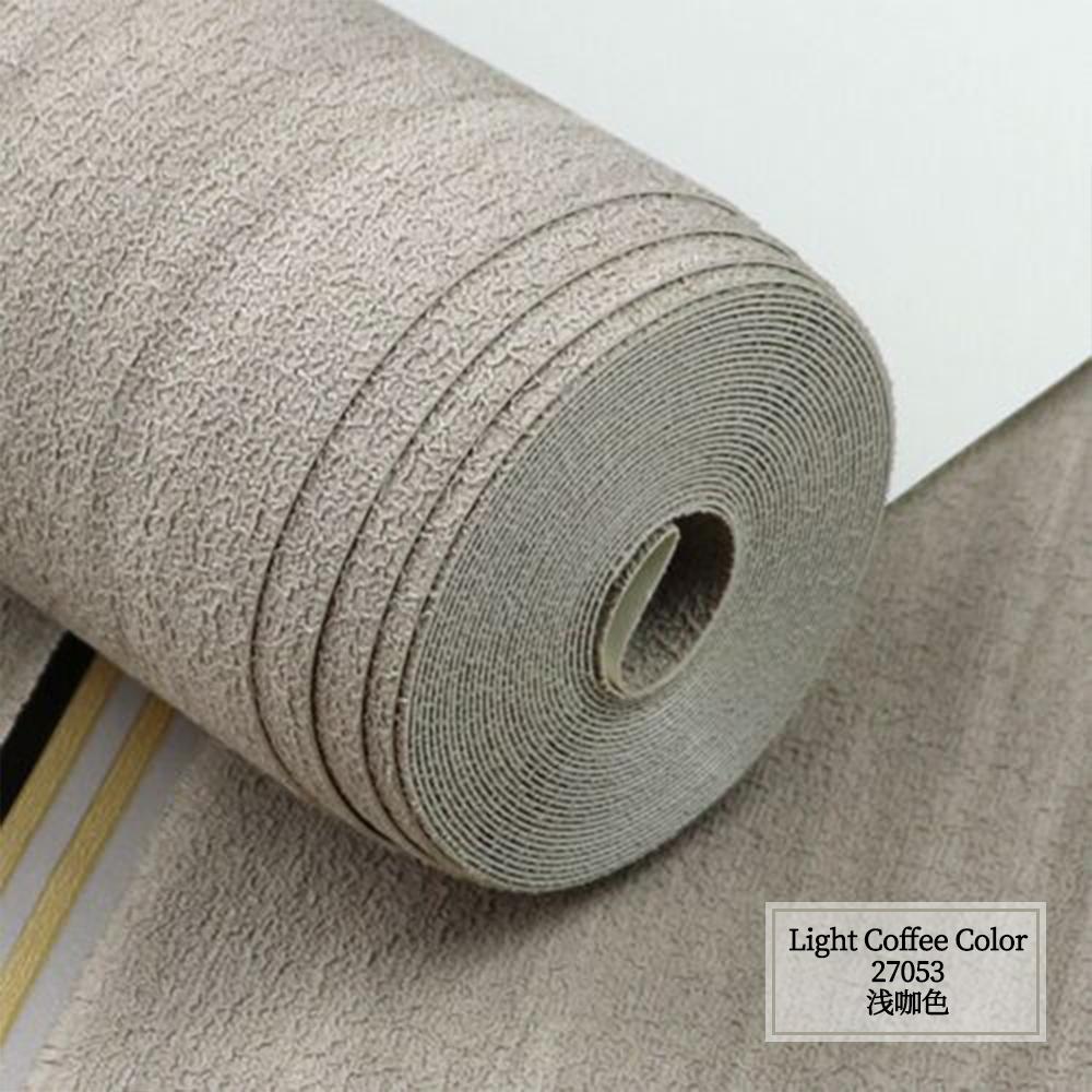 High Quality 3D Wall Cover Large Spacing Stripe Wall Cover Simple Thick Imitation Deer Skin Velvet Wallpapers Home Decorative
