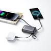 Powerbank 20000mAh 22.5W USB-C with Dual Cable - Black