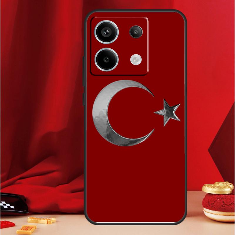 Turkey Flag Case For Xiaomi Redmi Note 14 13 12 11 10 15 Pro Plus Redmi 15 13 15C 13C 10C 12C 14C Funda