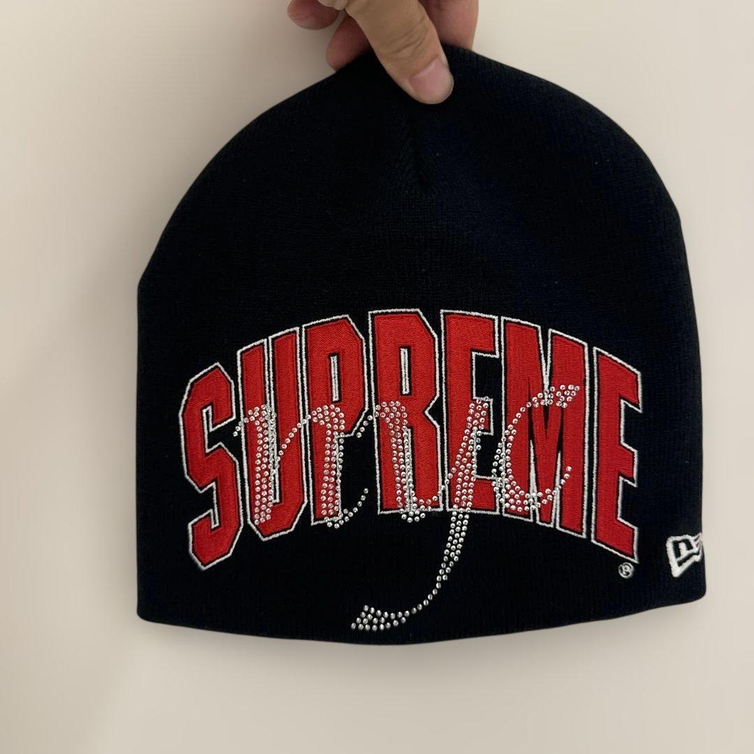 Used Supreme New Era Rhinestone Beanie Supreme