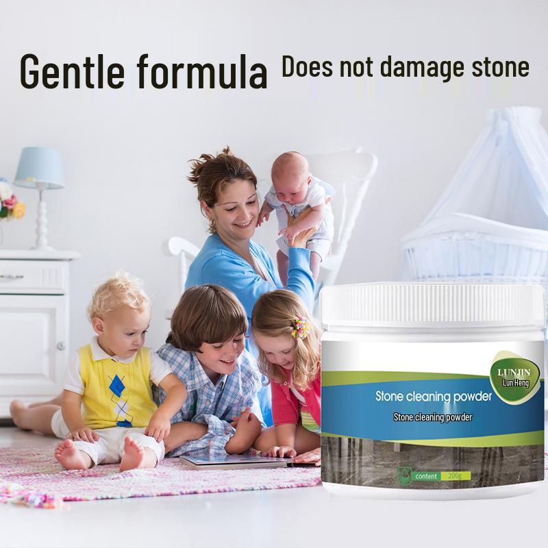 Powerful Stone & Tile Cleaner for Kitchen: Marble, Quartz, Rust & Stain Removal