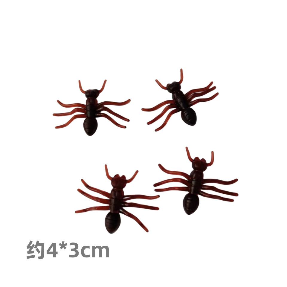 10pcs Halloween Simulation Bug Cockroach Spider Centipede Scorpion Plastics Prank Bug Funny Halloween DIY Decoration