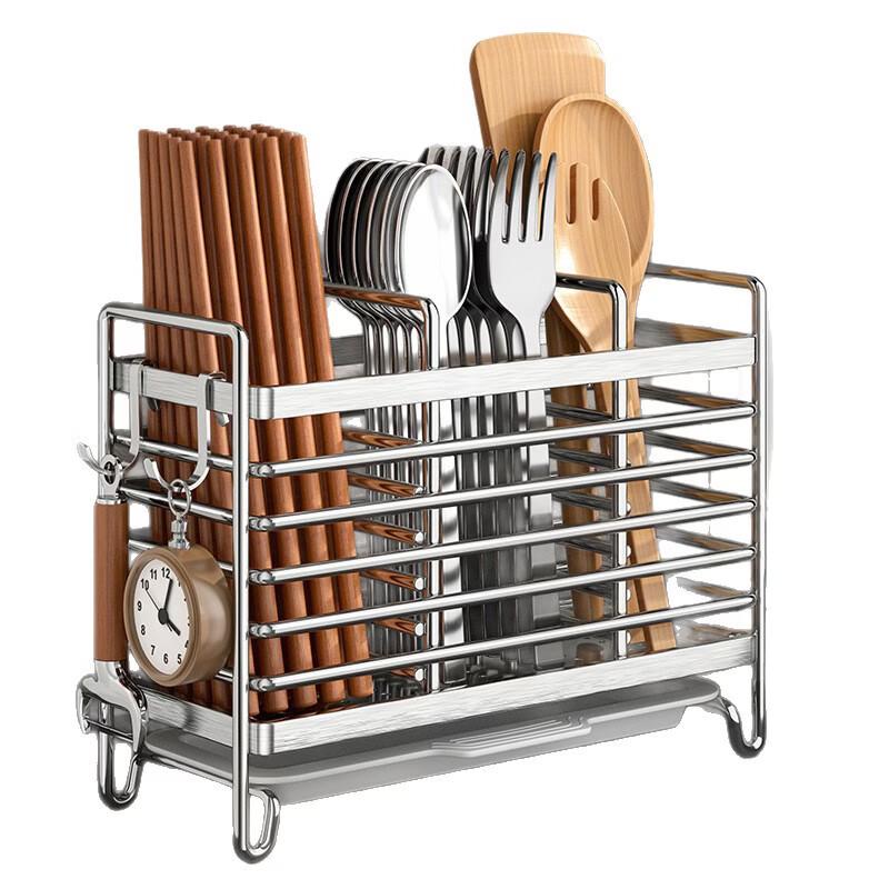 Bingyue Wall-Mounted Kitchen Chopstick Holder and Drainer