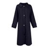 Women's Casual Fashion Solid Color Coat Lapel Long Sleeved Suit Collar Button Down Woolen Jacket