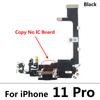 Nuovo Per iPhone 11 Pro 11Pro Max Porta di Ricarica USB Microfono Cavo Flessibile Scheda Connettore Dock Parti di Ricambio