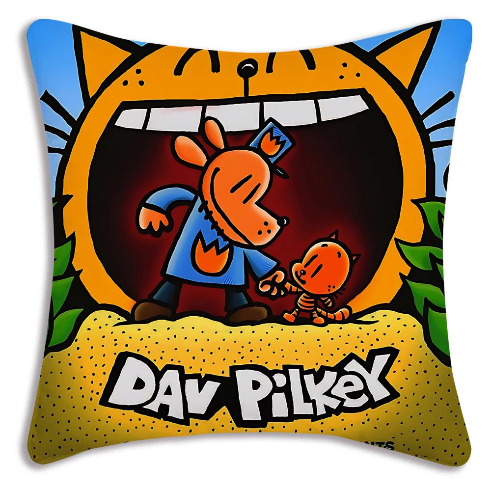 Anime For D-Detective Dog Pillow Covers Cartoon Sofa Decorative Home Double-sided Printing Short Plush Cute Cushion Cover