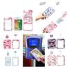 Cute Cartoon Id Card Holder With Retractable Lanyard For Work, School, And Travel