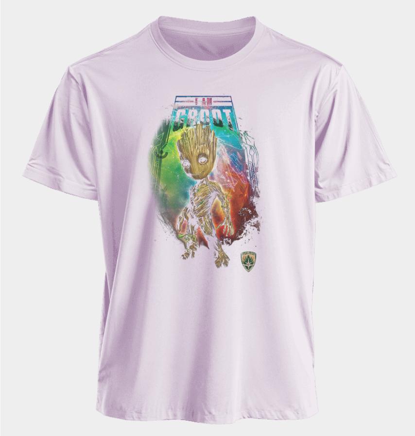 Men's and Women's T-shirts Groot Summer American Spring and Autumn Sports Fitness Niche Casual Oversized Short-sleeved