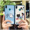 Durable Cute Phone Case For Blackview A60 Pro Waterproof Silicone Graffiti Anti-knock Phone Pouch TPU Soft Case Cartoon