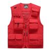 Men's Casual Outdoor Unloadable Multifunctional Reporter Travel Photography Mesh Quick Drying Fishing Vest Men