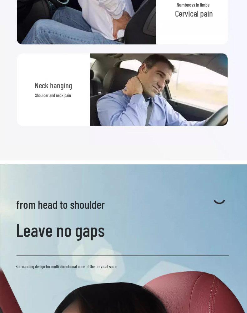 Volkswagen Car Headrest and Lumbar Support for Sagitar, Bora, Tiguan, Tayron, Lavida, Sylphy, Magotan