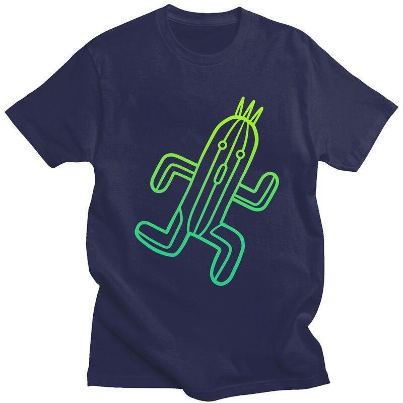 Custom Mens Final Fantasy Cactuar T Shirt Short Sleeves Cotton Tshirt Tshirt Casual Tee Slim Fit Clothing