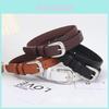 Classic Pu Leather Womens Belt With Metal Pin Buckle For Casual And Office Wear