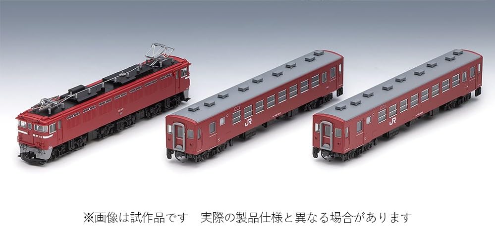 TOMYTEC N Gauge Special Edition JR Ou Main Line Nostalgic Itaya Pass Passenger Train Set Model Railway Electric Locomotive Passenger Cars 97967