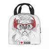 French Bulldog Insulated Lunch Bag for Women Leakproof Frenchie Dog Lover Cooler Thermal Lunch Tote Office Work School