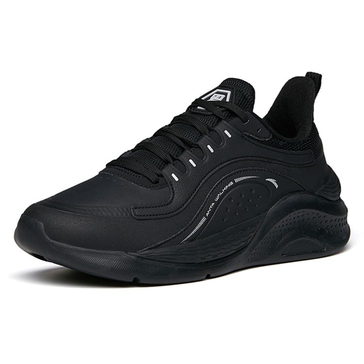 Anta Training Shoes With Shock Absorption And Slip Resistance Men Sneakers Black 112147715-15