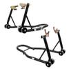 VEVOR Motorcycle Stand Lift, 0.39 Tons Front Rear Combo Stand Lift Stand, Front and Rear Wheel Fork Stand, U+L Fork Swingarm Spool