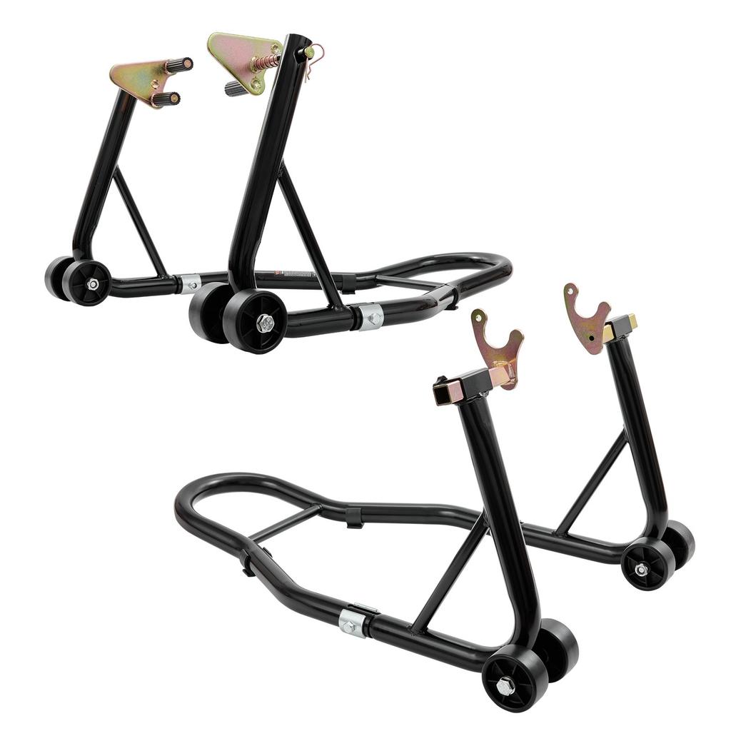 VEVOR Motorcycle Stand Lift, 0.39 Tons Front Rear Combo Stand Lift Stand, Front and Rear Wheel Fork Stand, U+L Fork Swingarm Spool