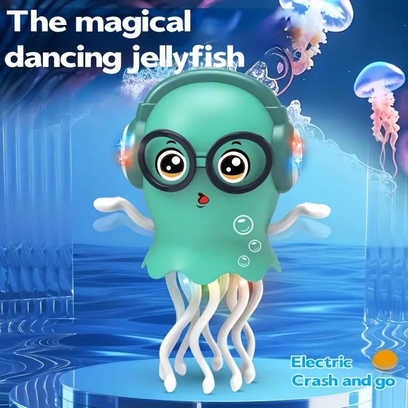 Dancing Jellyfish Interactive Toy – Light & Music Sensory Electric Toy for Kids, Ideal Gift for Boys & Girls