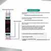 Digital Three Phase Voltage Meter LED Display Modular Design Anti-interference for Communication Base Station Power Supply Monitoring