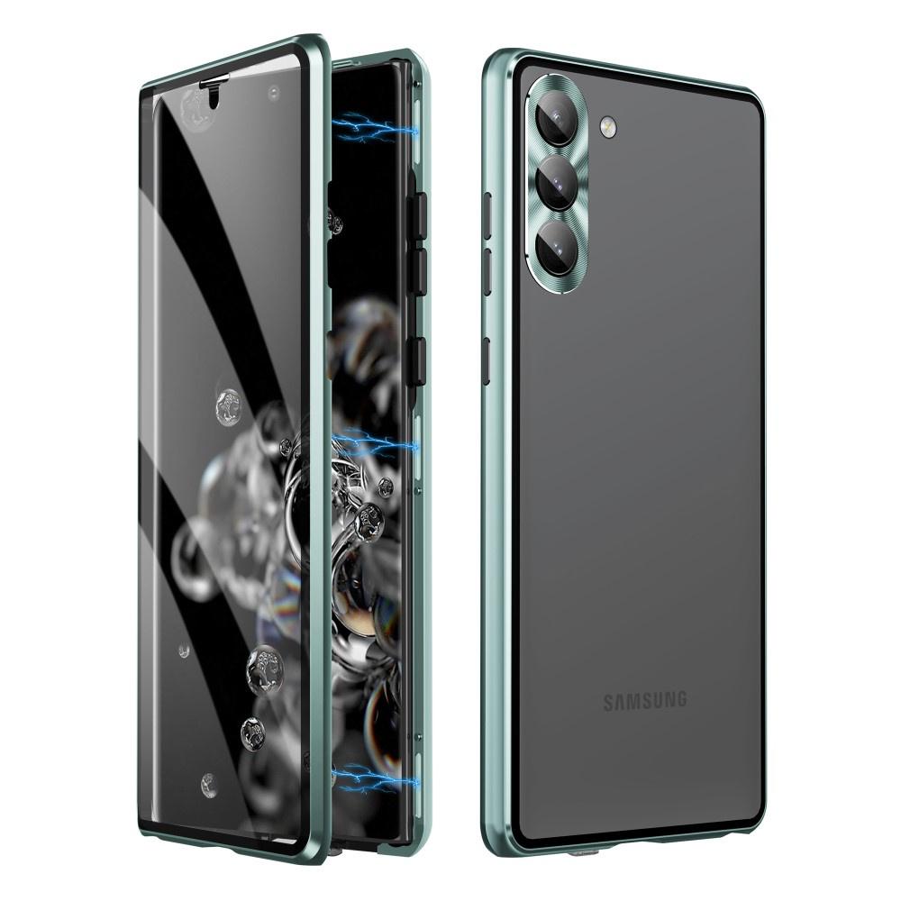 Samsung Galaxy S23 Case, Magnetic Dual Glass, Green