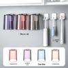 Wall-Mounted Toothbrush and Mouthwash Cup Set 