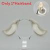 Set Cosplay con Orecchie e Coda da Cane Anime Giapponese con Accessori Peluche per Feste di Halloween